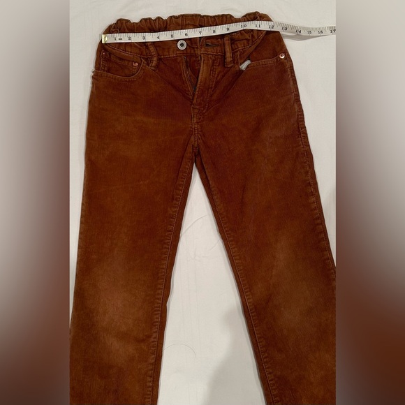 Gap Kids Brown Corduroy Pants with Adjustable Waist Sz 12 Regular - Picture 3 of 12